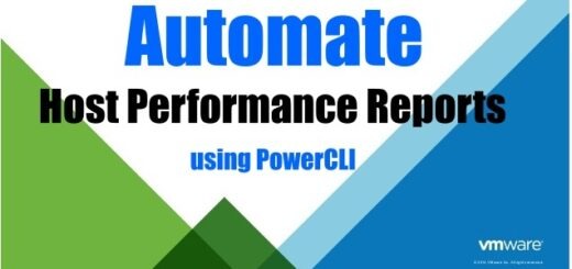 Automate Host Performance Reports