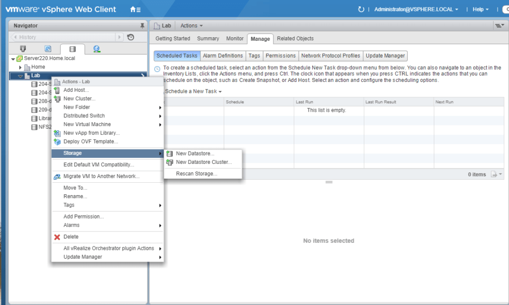 How to Create a VMware NFS Datastore - Thrifty Admin